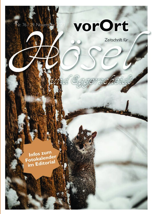 Cover Hoesel vorOrt Hösel 76 29. November 2023